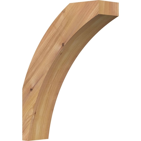 Ekena Millwork 3 1/2"W x 12"D x 16"H Thorton Smooth Knee Brace, Western Red Cedar BRC04X12X16THR00SWR